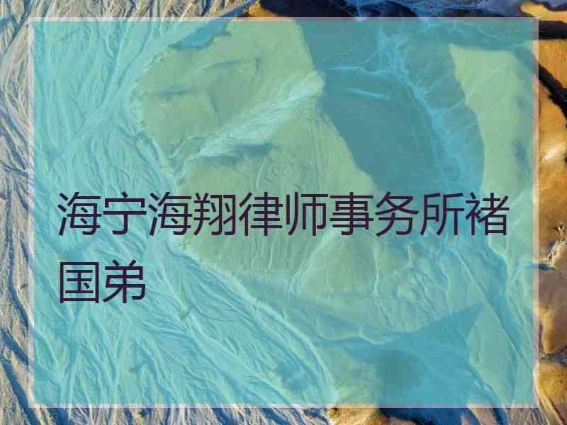 海宁海翔律师事务所褚国弟