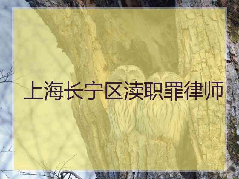 上海长宁区渎职罪律师