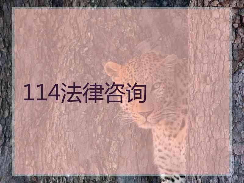114法律咨询