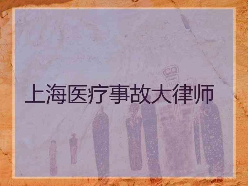 上海医疗事故大律师