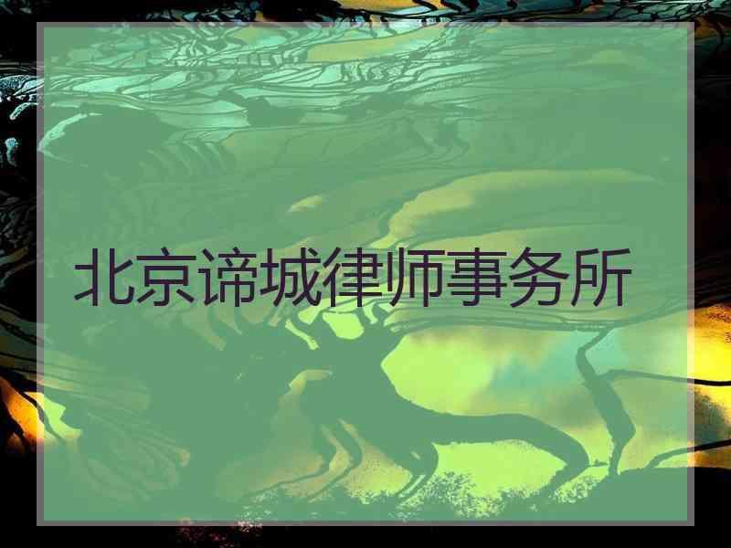 北京谛城律师事务所