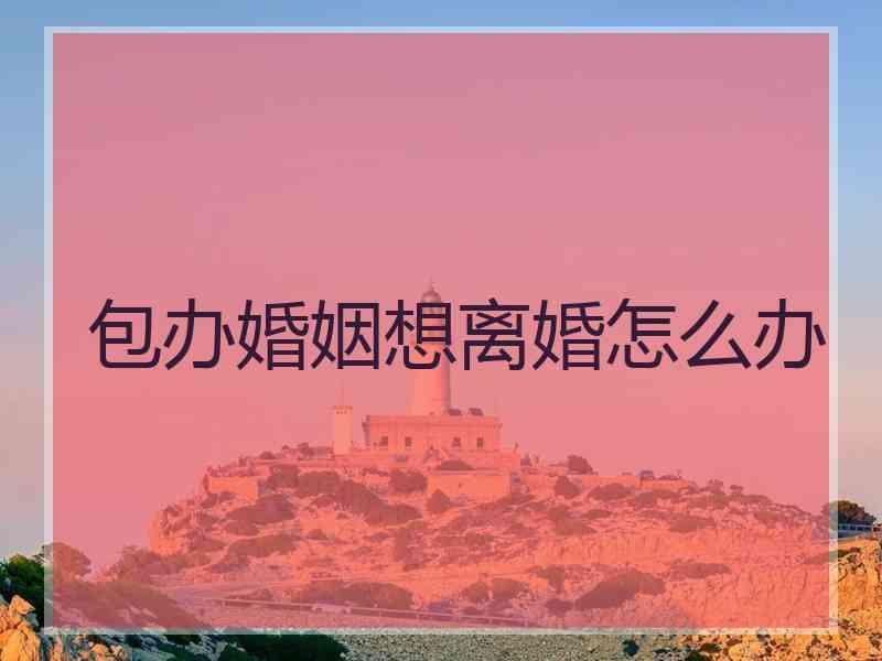 包办婚姻想离婚怎么办