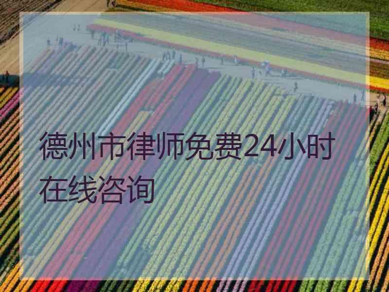 德州市律师免费24小时在线咨询