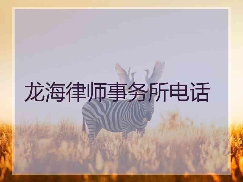 龙海律师事务所电话