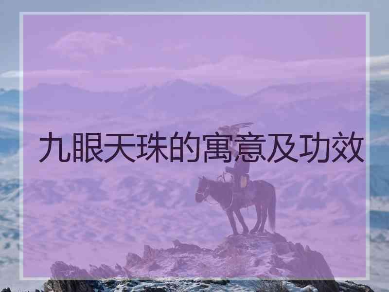 九眼天珠的寓意及功效司藤九眼天珠的寓意及功效